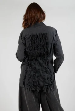 Longline Cotton Tunic in Pewter