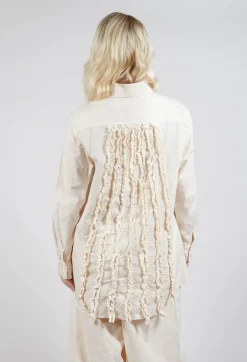 Longline Cotton Tunic in Cream