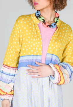 Longline Jacket in Multi Colour