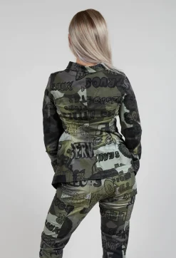 Longline Jacket in Multicolour