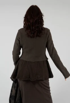 Longline Jacket with Feature Pockets in Jungle