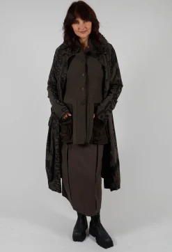 Longline Jacket with Feature Pockets in Jungle