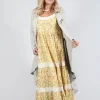 Longline Layered Jacket in Ecru