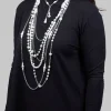 Longline Necklace with Multiple Chains