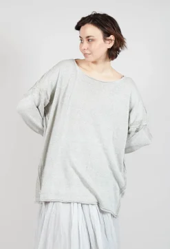 Longline Relaxed Knit in Moon Sparkle