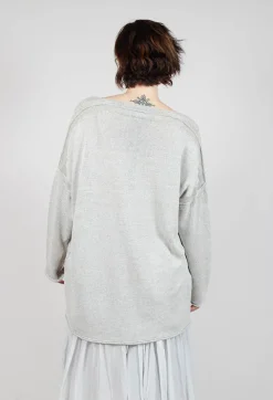 Longline Relaxed Knit in Moon Sparkle