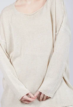 Longline Relaxed Knit in Galaxy Sparkle