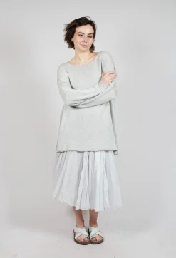 Longline Relaxed Knit in Moon Sparkle