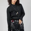Longline Shirt in Black