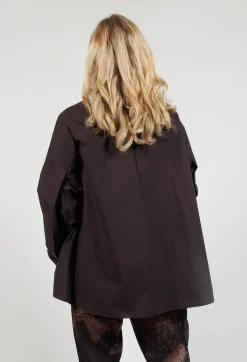 Longline Shirt in Espresso