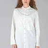 Longline Shirt in White