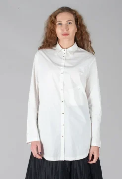 Longline Shirt in White