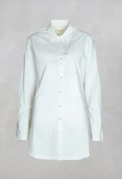 Longline Shirt in White