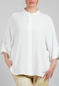 Longline Shirt in White