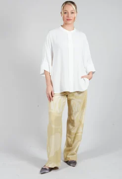 Longline Shirt in White