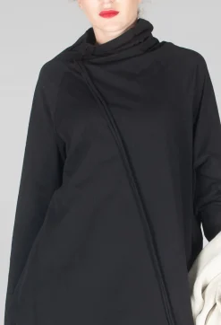 Longline Structred Top in Black