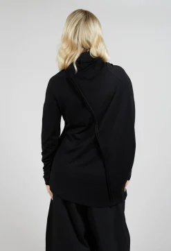 Longline Structred Top in Black