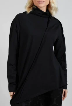Longline Structred Top in Black