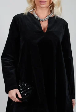 Longline Tunic in Black