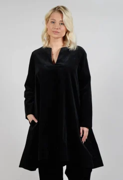 Longline Tunic in Black