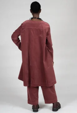 Longline Tunic in Intense Rust