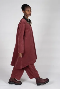 Longline Tunic in Intense Rust