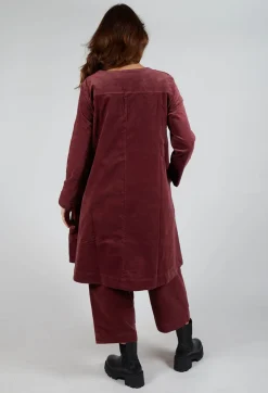 Longline Tunic in Intense Rust