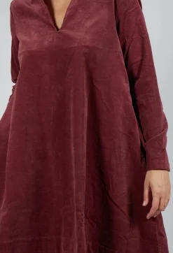 Longline Tunic in Intense Rust