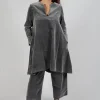 Longline Tunic in Pewter