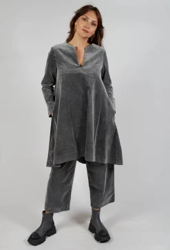 Longline Tunic in Pewter