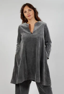 Longline Tunic in Pewter