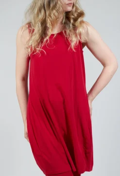 Longline Vest Top in Chili