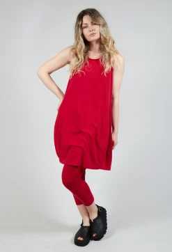 Longline Vest Top in Chili