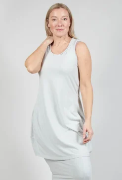 Longline Vest Top in Grey
