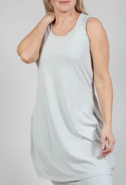 Longline Vest Top in Grey