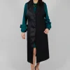 Longline Waistcoat in Nero