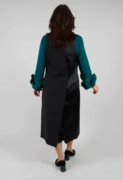 Longline Waistcoat in Nero