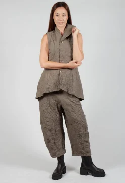 Longline Waistcoat in Rock