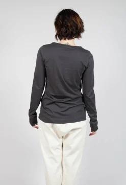 Longsleeve Top in Asteroid Print