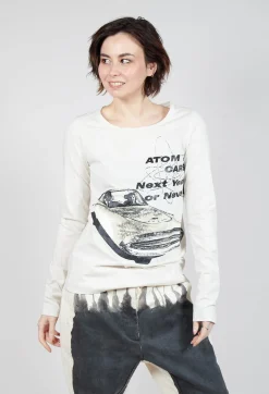 Longsleeve Top in Galaxy Print