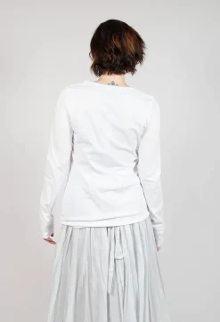 Longsleeve Top in Starwhite Print