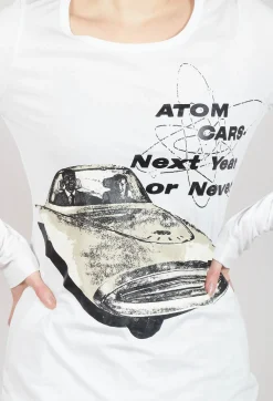 Longsleeve Top in Starwhite Print