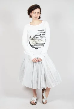 Longsleeve Top in Starwhite Print