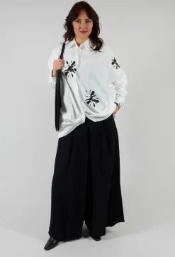 Long-Sleeved Shirt in Bianco