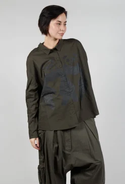 Loose Fit Shirt in Jungle Print