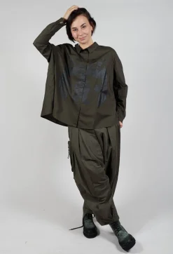 Loose Fit Shirt in Jungle Print