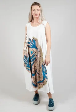 Loose Fit Vest Dress in Spec Handpaint