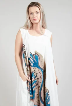 Loose Fit Vest Dress in Spec Handpaint