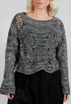 Loose Knit Jumper in Grey