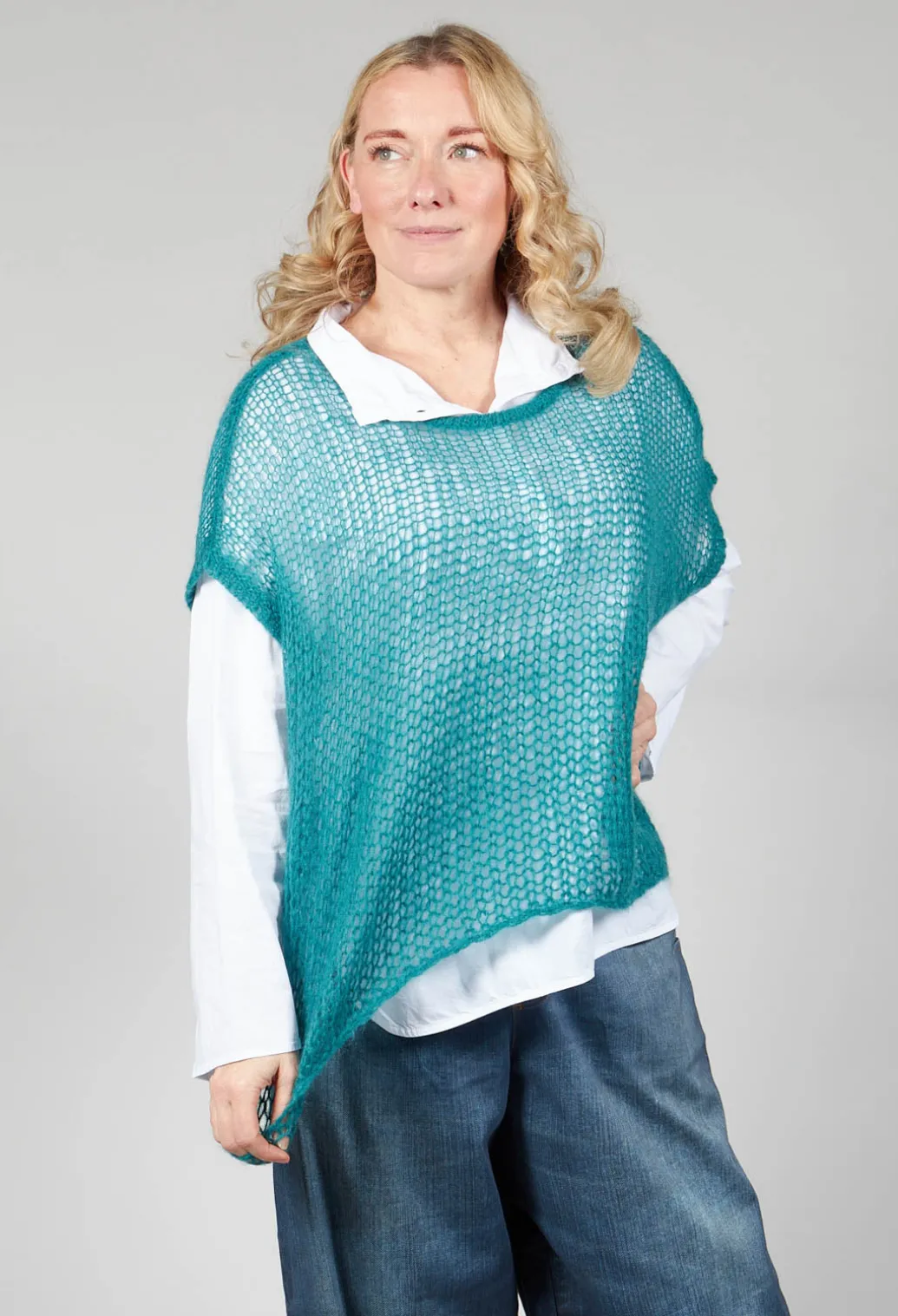 Loose Knit Vest in Lotus